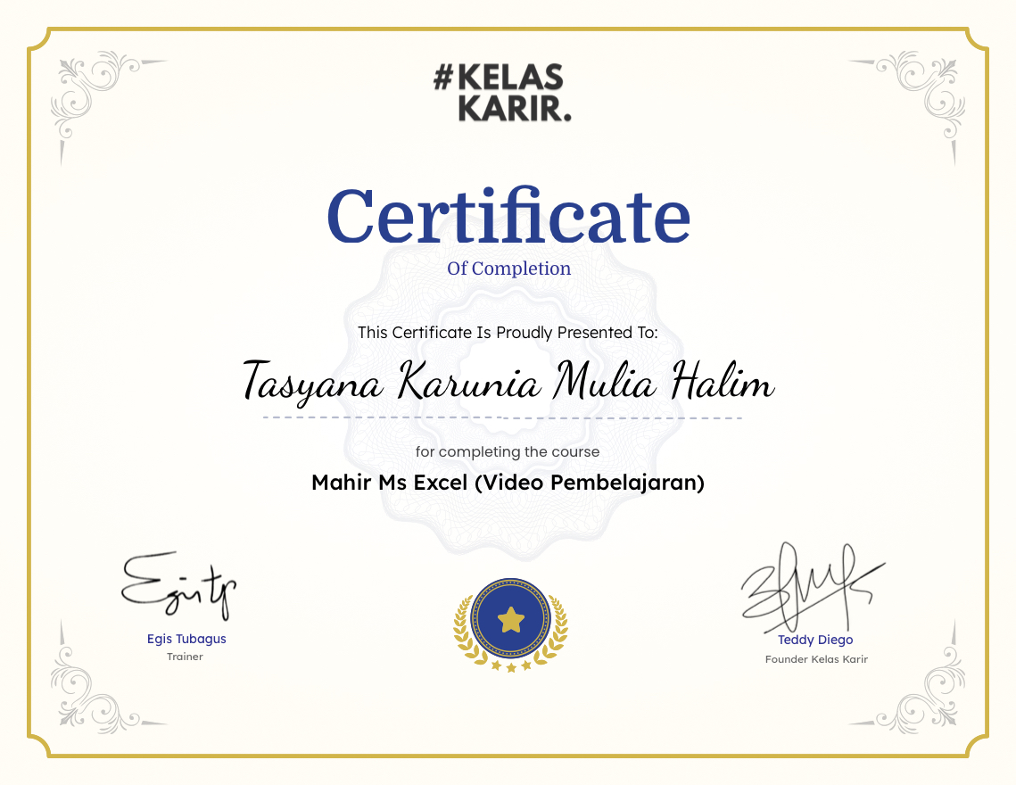 Mahir Ms Excel (Video Pembelajaran)